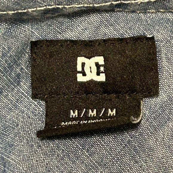 DC Faux Denim Button Up Shirt - Picture 3 of 3